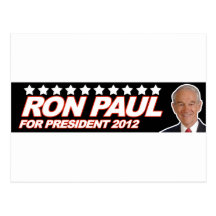 Ron Paul USA 2012 - election president vote Post Cards