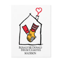 Ronald McDonald Hands Post Card