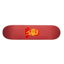 Ronald Reagan 1980 retro portrait Skateboard