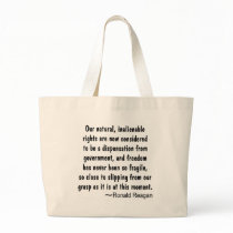Ronald Reagan Freedom Has Never Been So Tote Bag