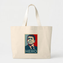 Ronald Reagan Hope Hero Poster - Reagan Bush 84 Bag