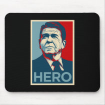 Ronald Reagan Hope Hero Poster - Reagan Bush 84 Mouse Mat