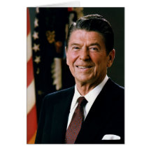Ronald Reagan Portrait Card