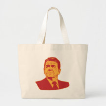 Ronald Reagan Portrait Tote Bag