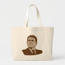 Ronald Reagan Portrait Tote Bag