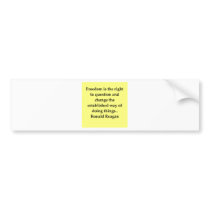 ronald reagan quote bumper stickers