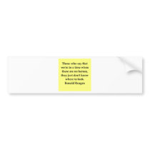 ronald reagan quote bumper stickers