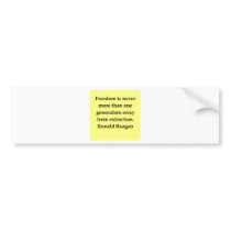 ronald reagan quote bumper stickers