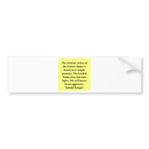 ronald reagan quote bumper stickers