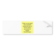 ronald reagan quote bumper stickers