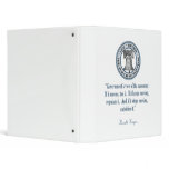 Ronald Reagan Quote (Government's View) 3 Ring Binder