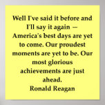 ronald reagan quote poster