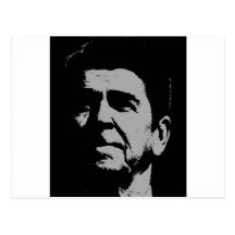 Ronald Reagan silhouette Postcards