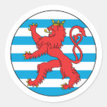 Rondeau Luxembourg, Luxembourg Adhésif Rond