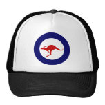 Rondeau militaire d'aviation de kangourou de l'Aus Casquettes