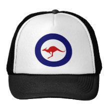Rondeau militaire d'aviation de kangourou de l'Aus Casquettes