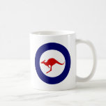 Rondeau militaire d'aviation de kangourou de l'Aus Mug