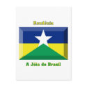 Rondônia Flag Gem postcards