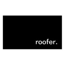 Roofer Business Card