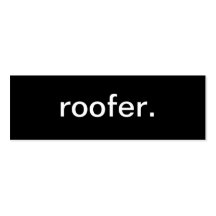 Roofer Business Card