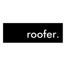 roofer. business cards