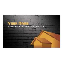 Roofing and Siding Contractor Business Cards business cards