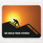 Roofing In Sunset Mouse Mat