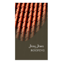 Roofing, photo business cards