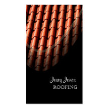 Roofing, photo business cards