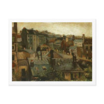 Roofs and Backs of Houses, Vincent van Gogh Postcard