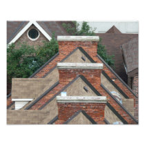 Rooftop Geometry, 11 x 14 Print Photo