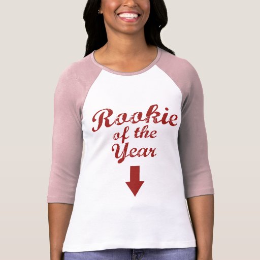 rookie of the year baseball maternity shirt