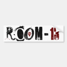 Room 13 bumper sticker