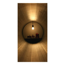 Room in a tube personalized photo card