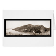 Roosevelt Dam Lake Photo 1913 Card