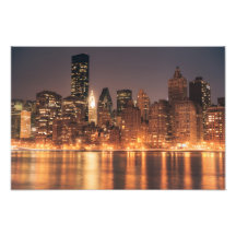 Roosevelt Island View of the New York City Skyline Photograph