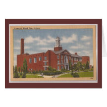 Roosevelt School, Gary IN (vintage) Greeting Cards