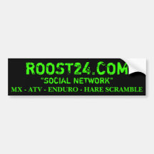 ROOST24.com Bumper Sticker