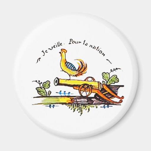 Rooster Coq Vintage Fridge Magnets