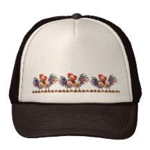 ROOSTER FENCE By SHARON SHARPE Hats