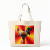 Rooster flash tote bag