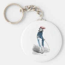 Rooster Gentleman Keychain
