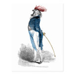 Rooster Gentleman Postcards