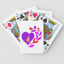 Rooster Heart Bicycle Poker Deck