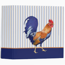 Rooster stripes Binder