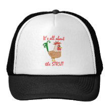 Rooster Struts Hats
