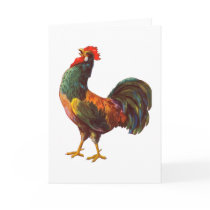 Rooster Vintage Kitchen Crate Art