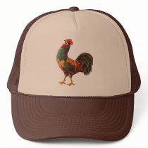 Rooster Vintage Kitchen Crate Art