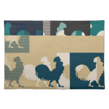 Rooster Vintage Placemats