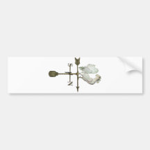 Rooster Weathervane Bumper Stickers